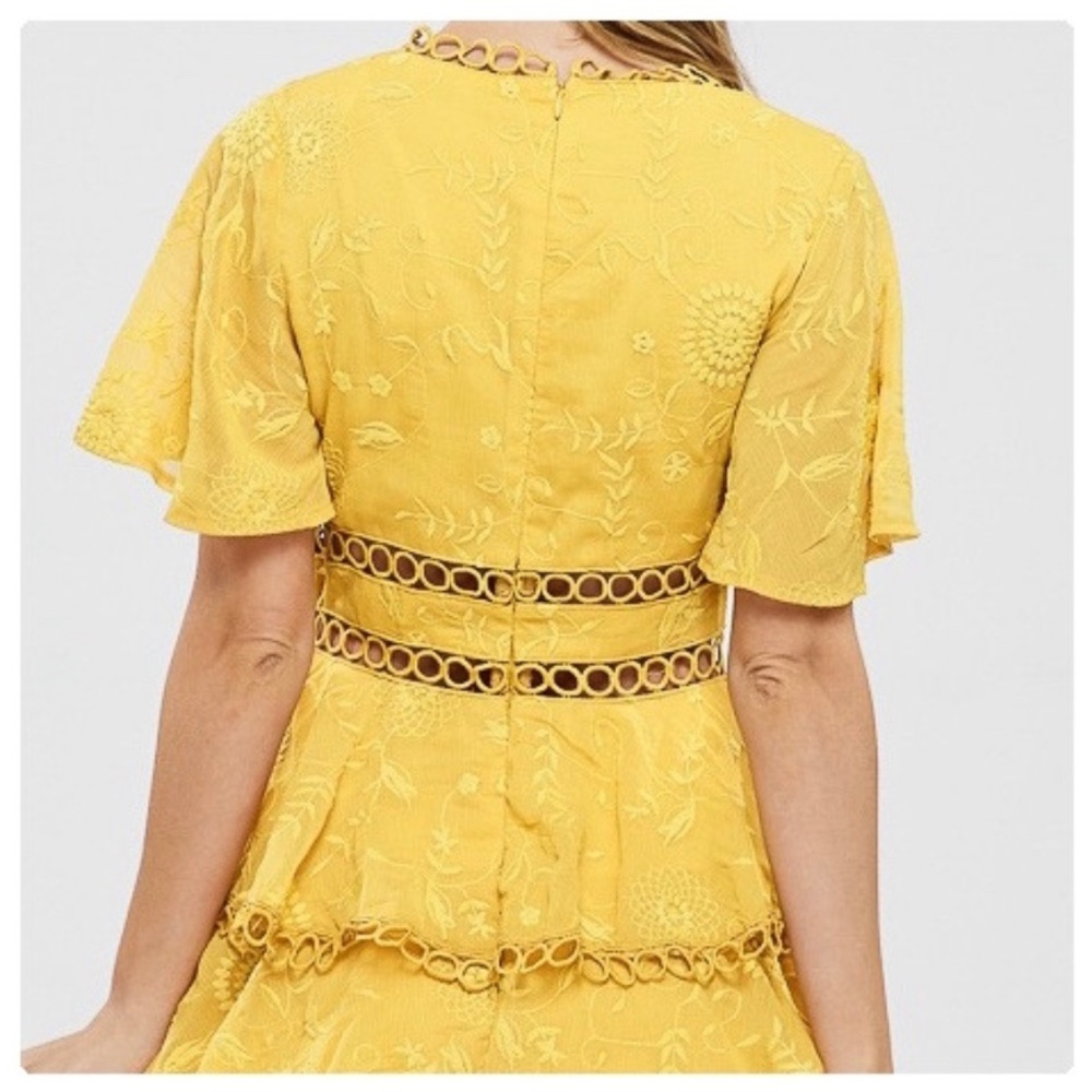 *ON BACK ORDER* Marianne Layered Ruffle Mini Dress - Picture 6 of 8
